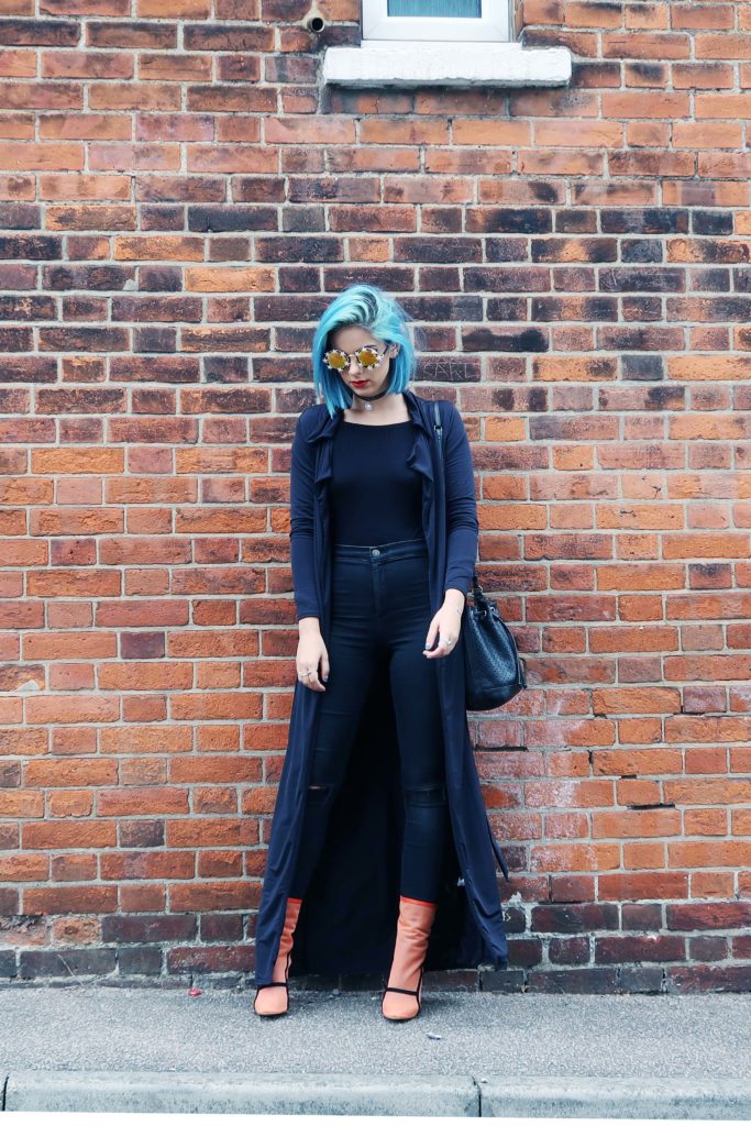 Sophie Hannah Richardson wearing Ego ankle boots