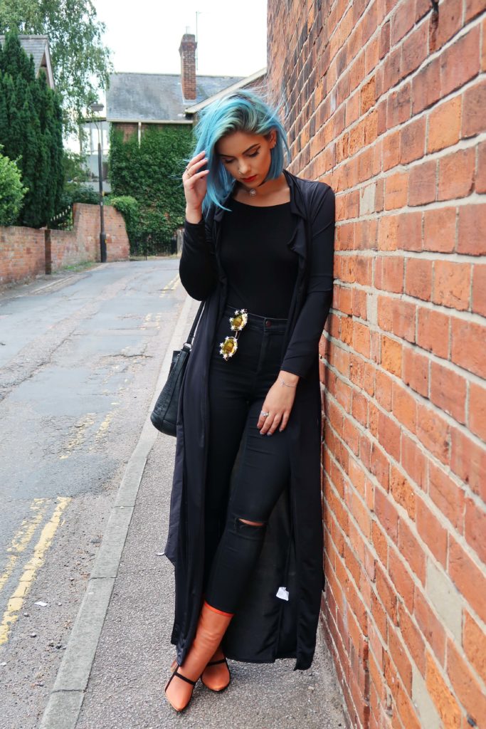 Sophie Hannah Richardson wearing Ego ankle boots