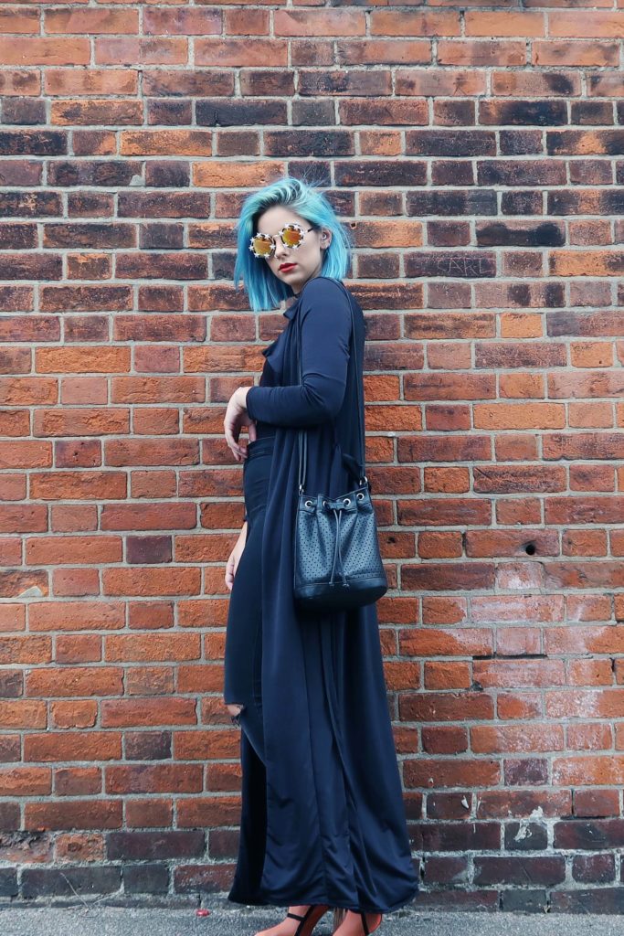 Sophie Hannah Richardson wearing Ego ankle boots