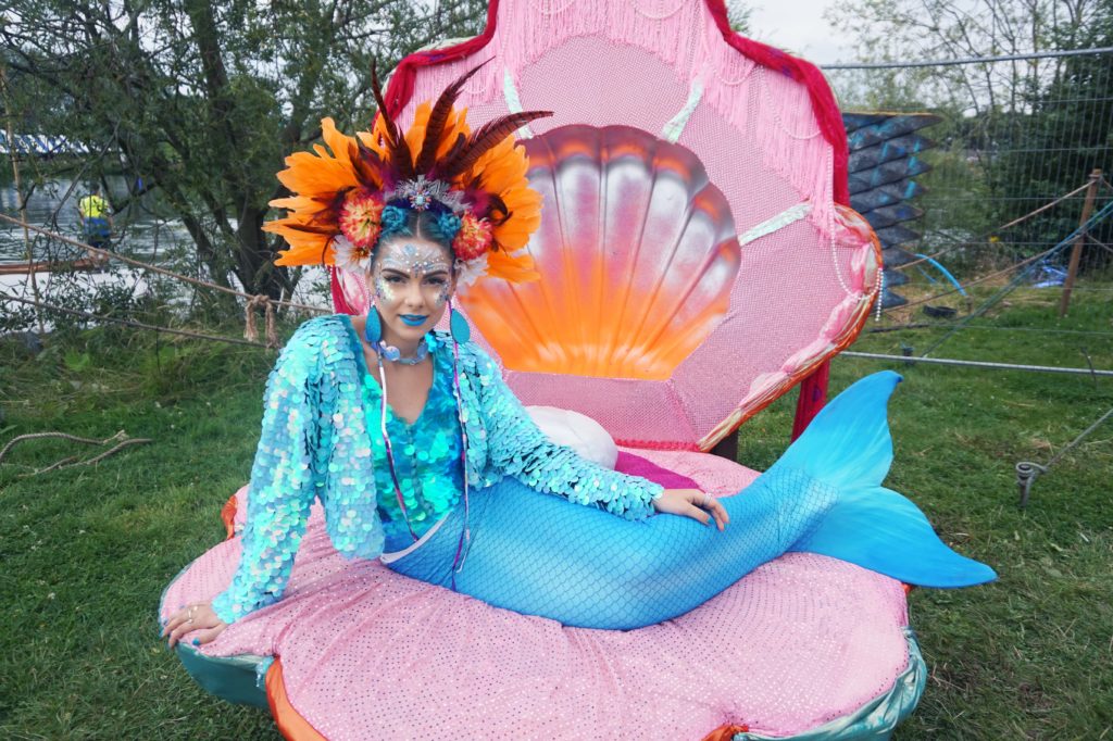 sophie hannah richardson in a mermaid tail