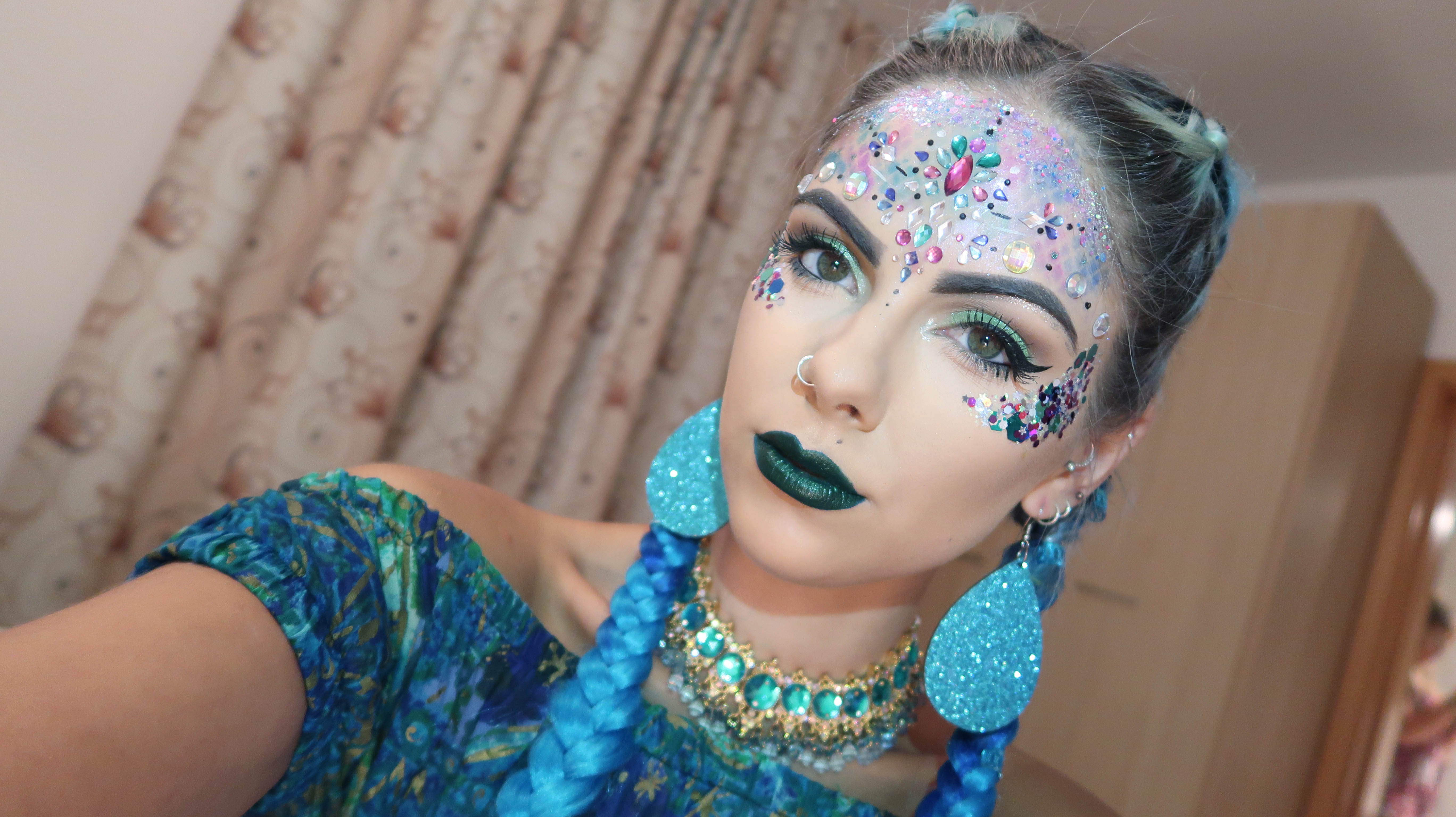 sophie hannah richardson festival glitter makeup