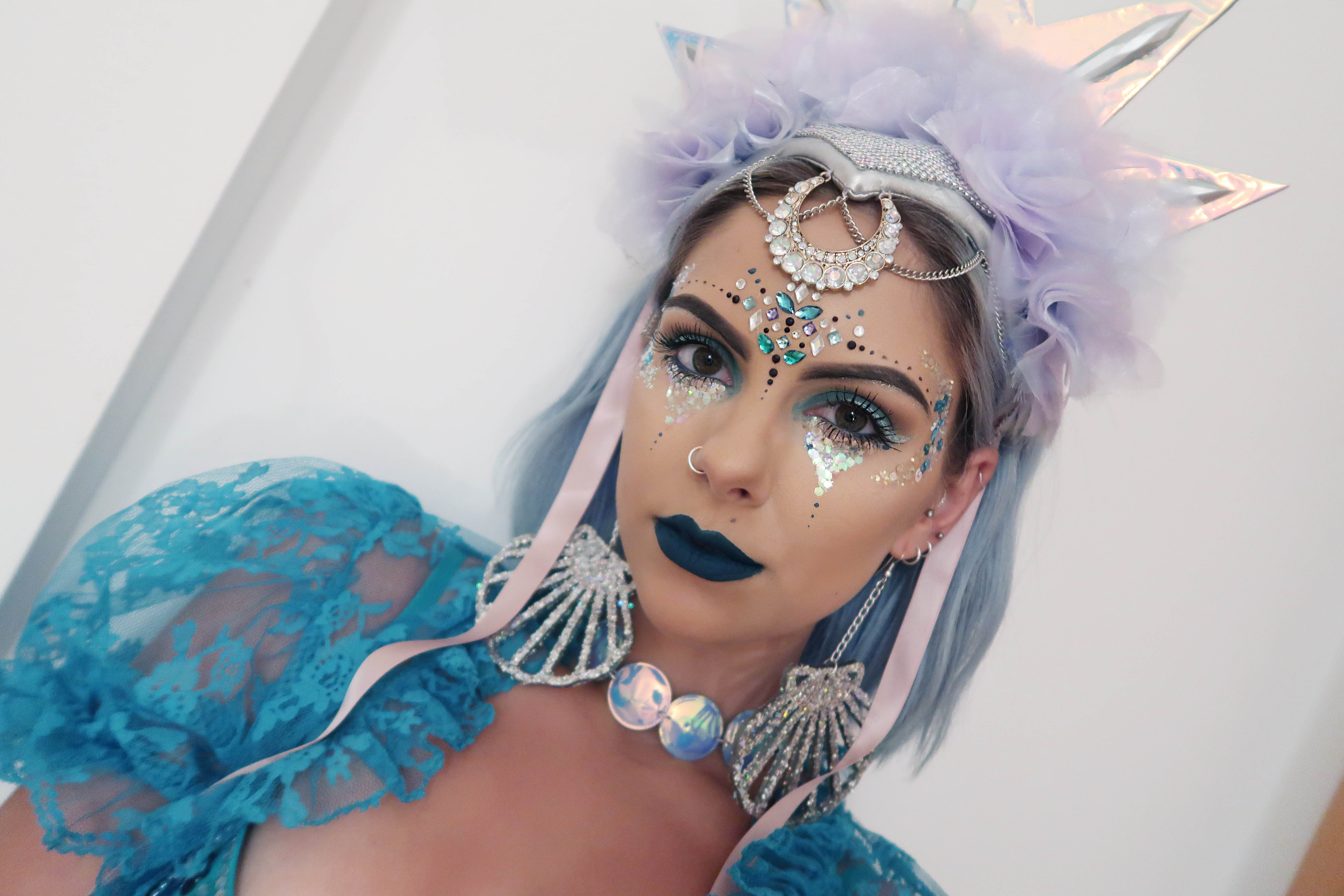 sophie hannah richardson festival glitter makeup