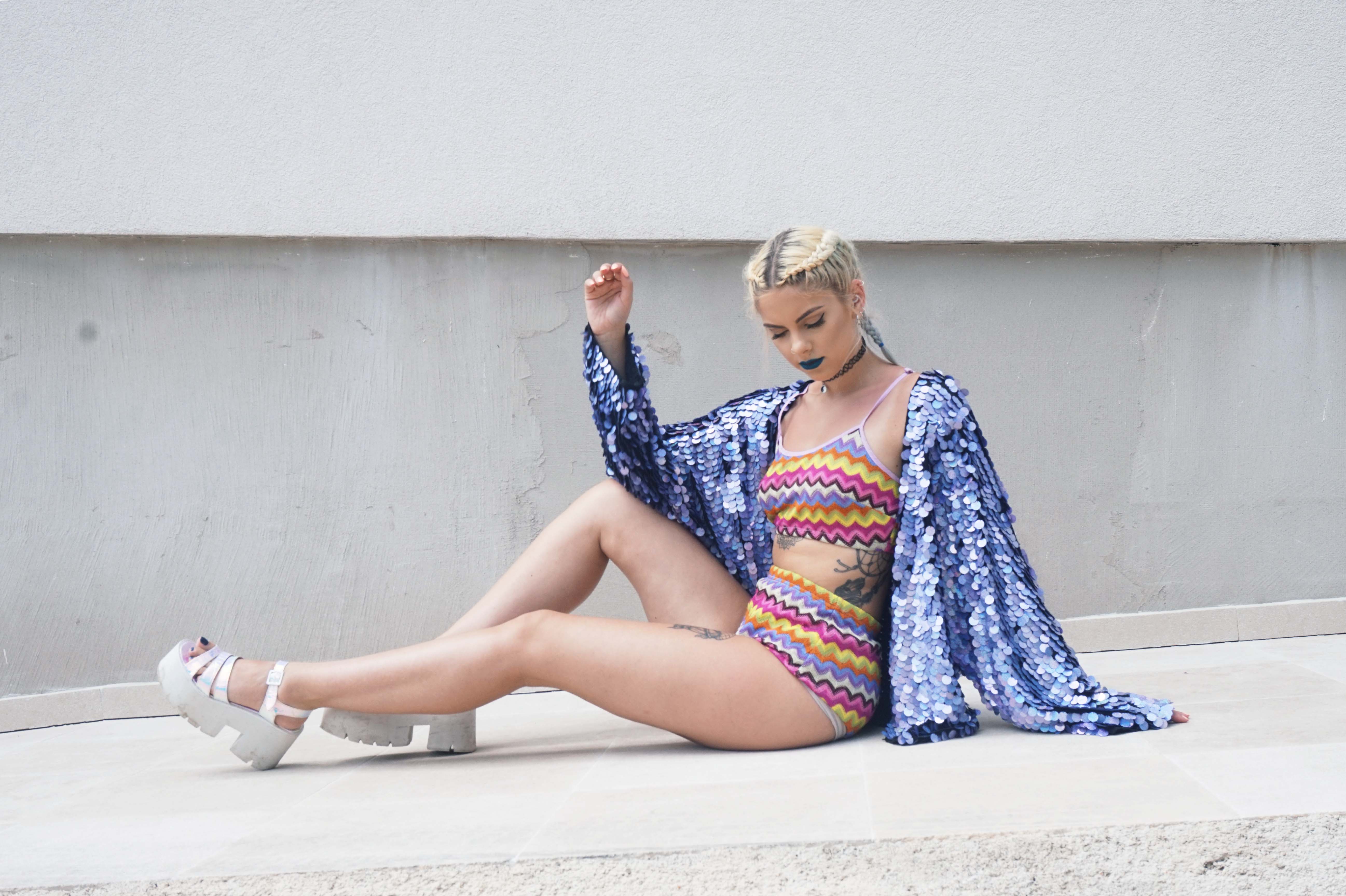 Sophie hannah richardson in croatia wearing a prettylittlething.com coord