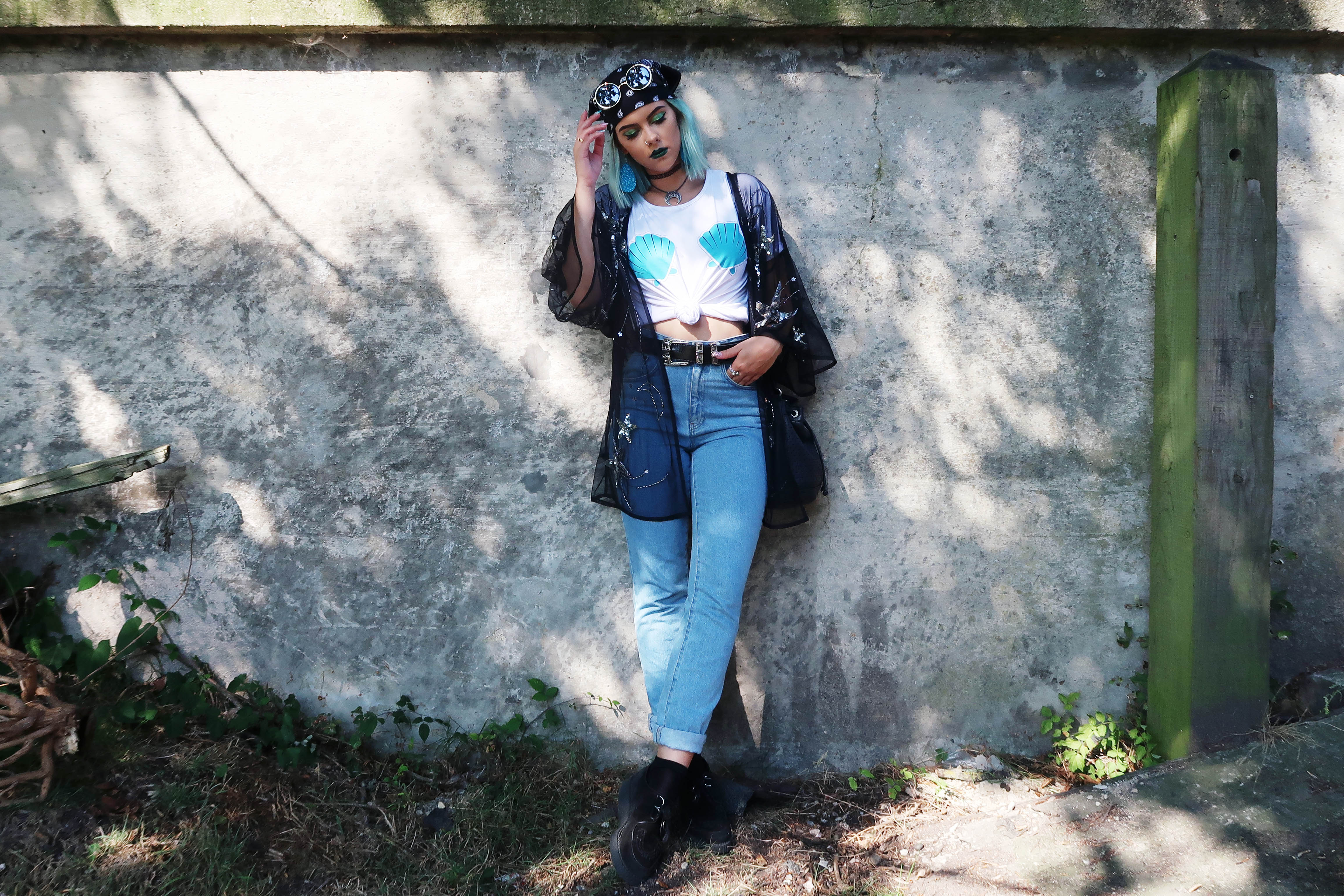 sophie hannah richardson wearing her mermaid t shirt design on sale at brand attic