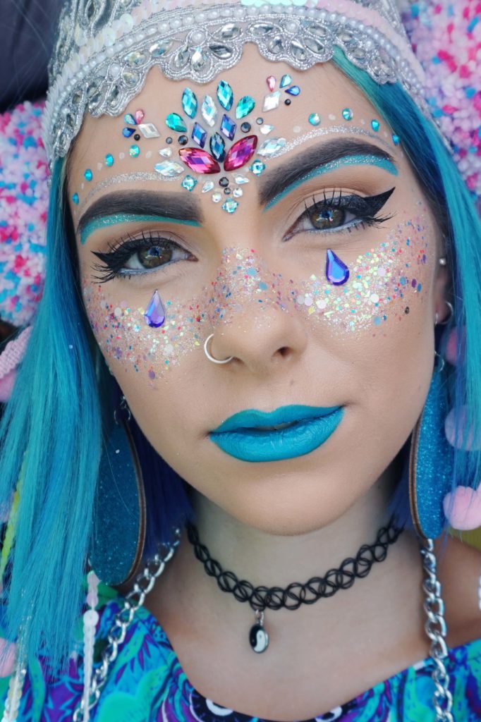 Sophie hannah richardson glitter makeup