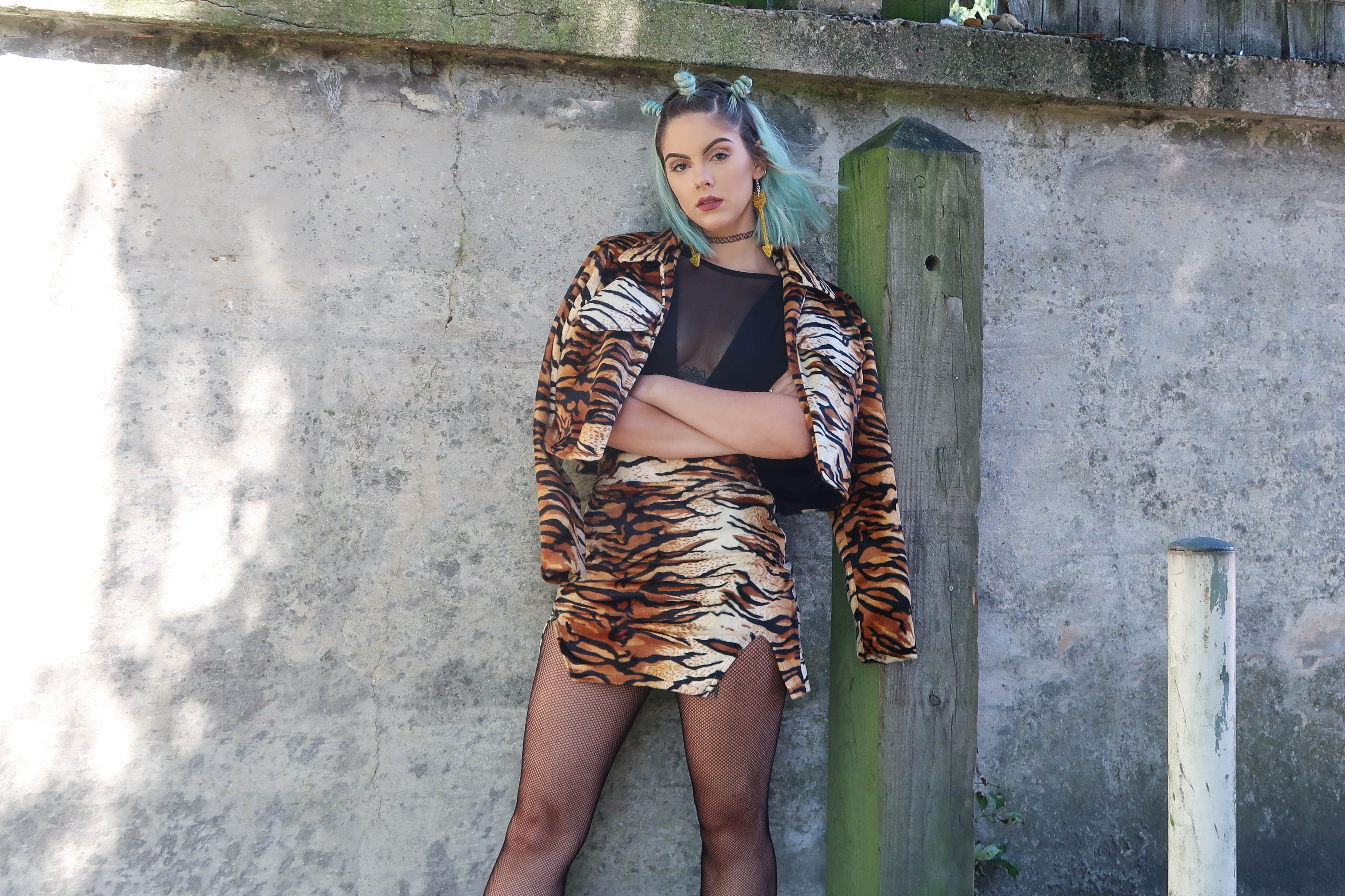 sophie hannah richardson wearing a coord from isolated heroes