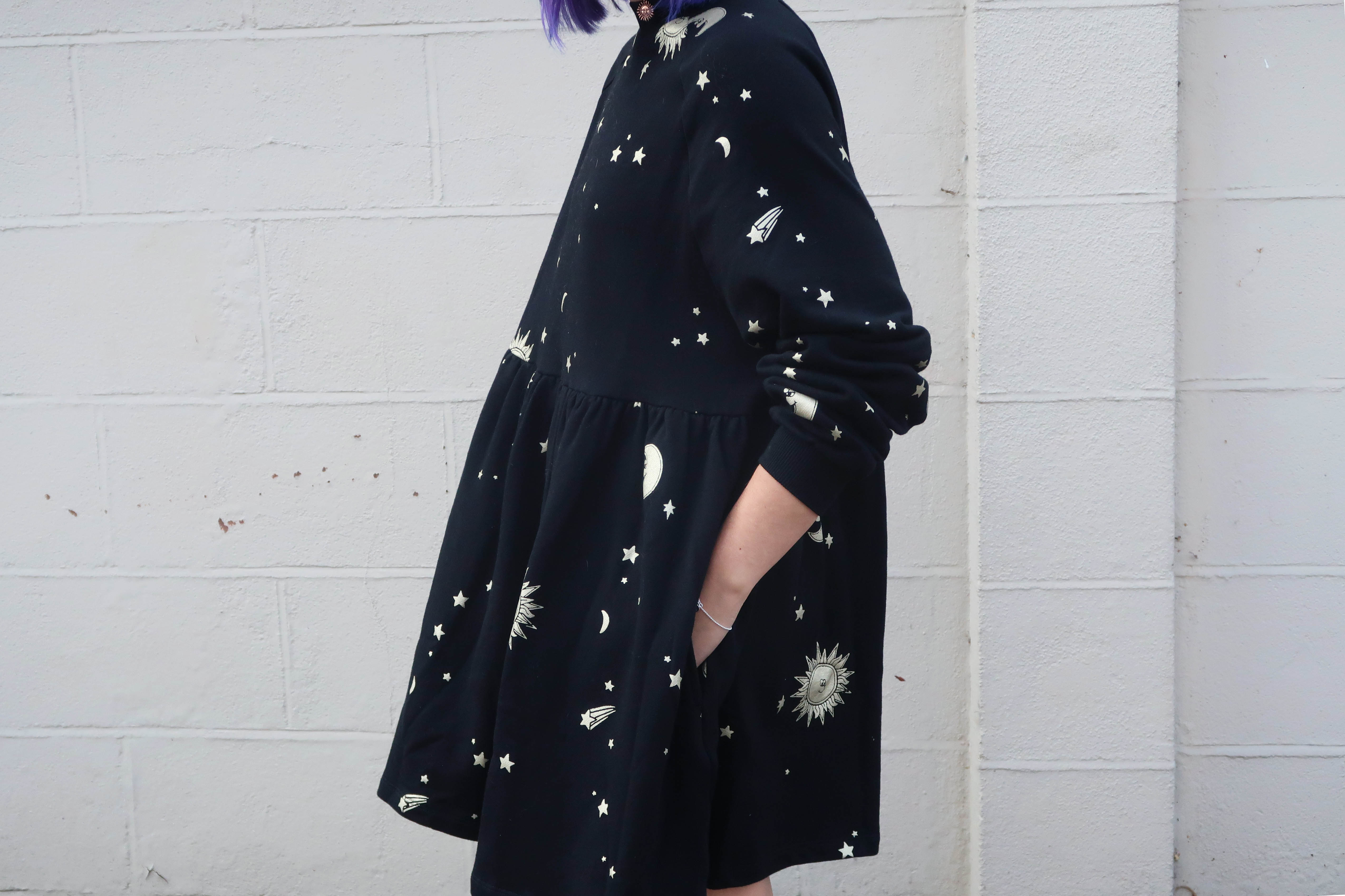 sophie hannah richardson wearing lazy oaf aw16 dress