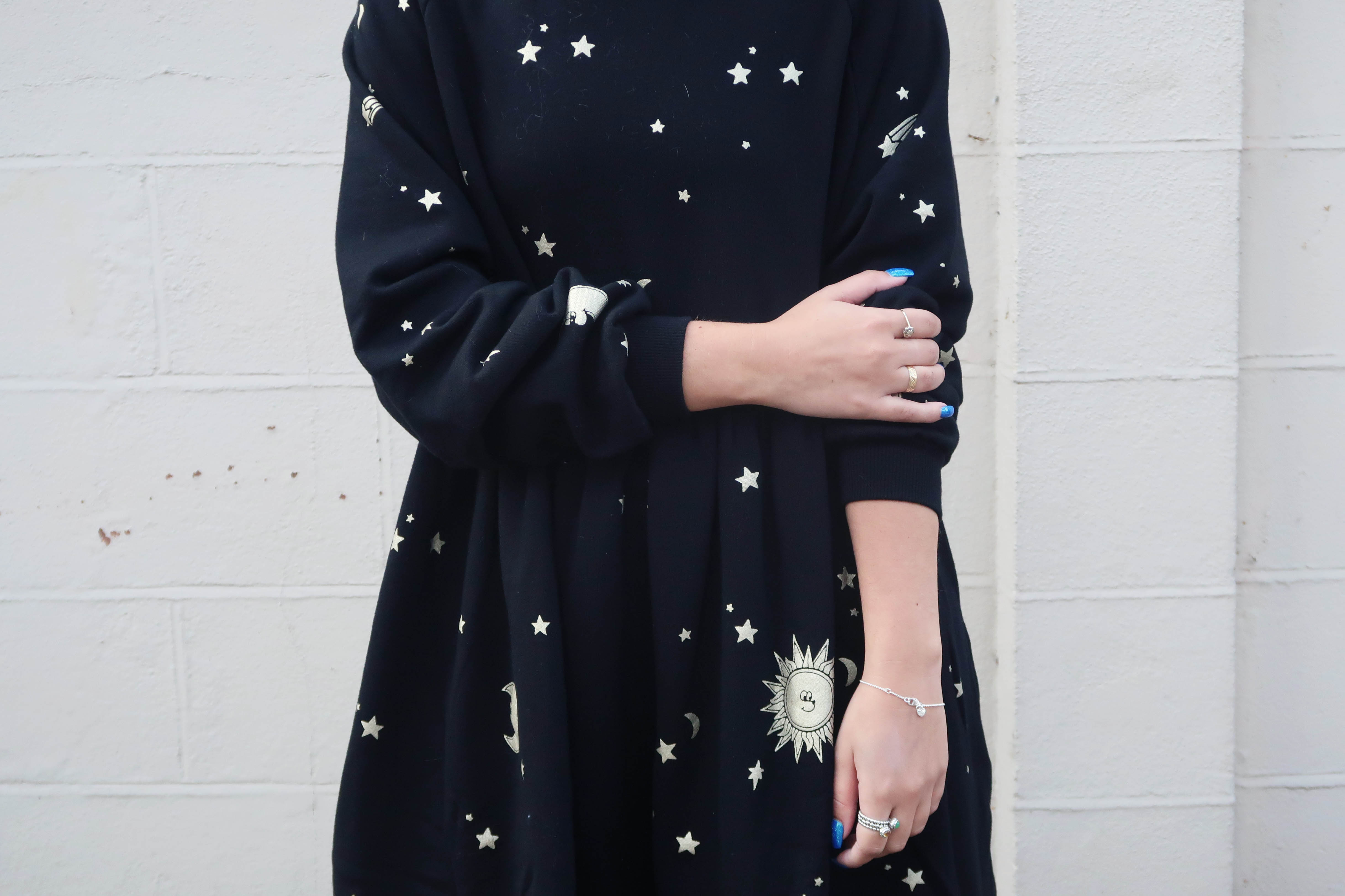 sophie hannah richardson wearing lazy oaf aw16 dress