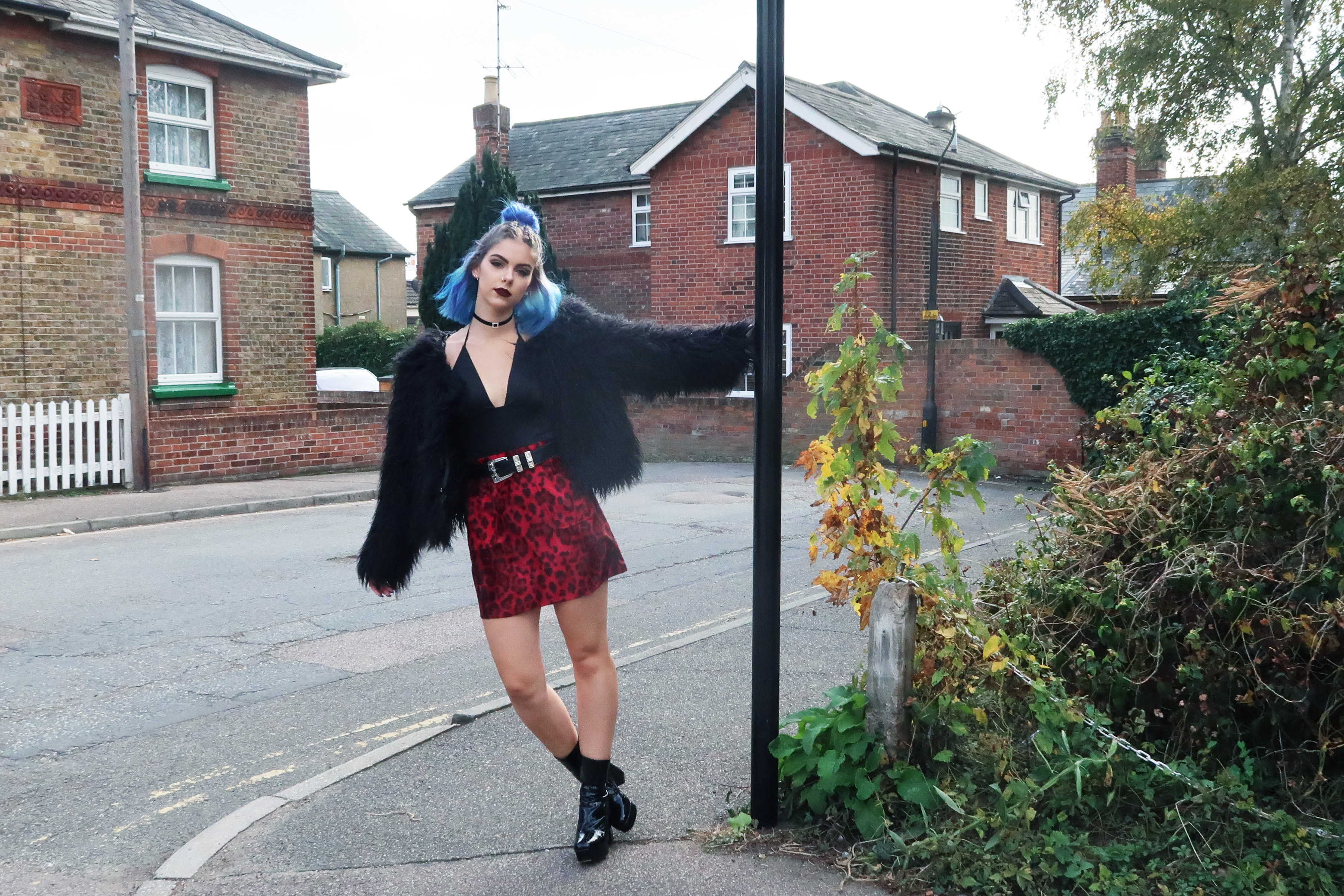 sophie hannah richardson wearing the Aw16 trend cat print