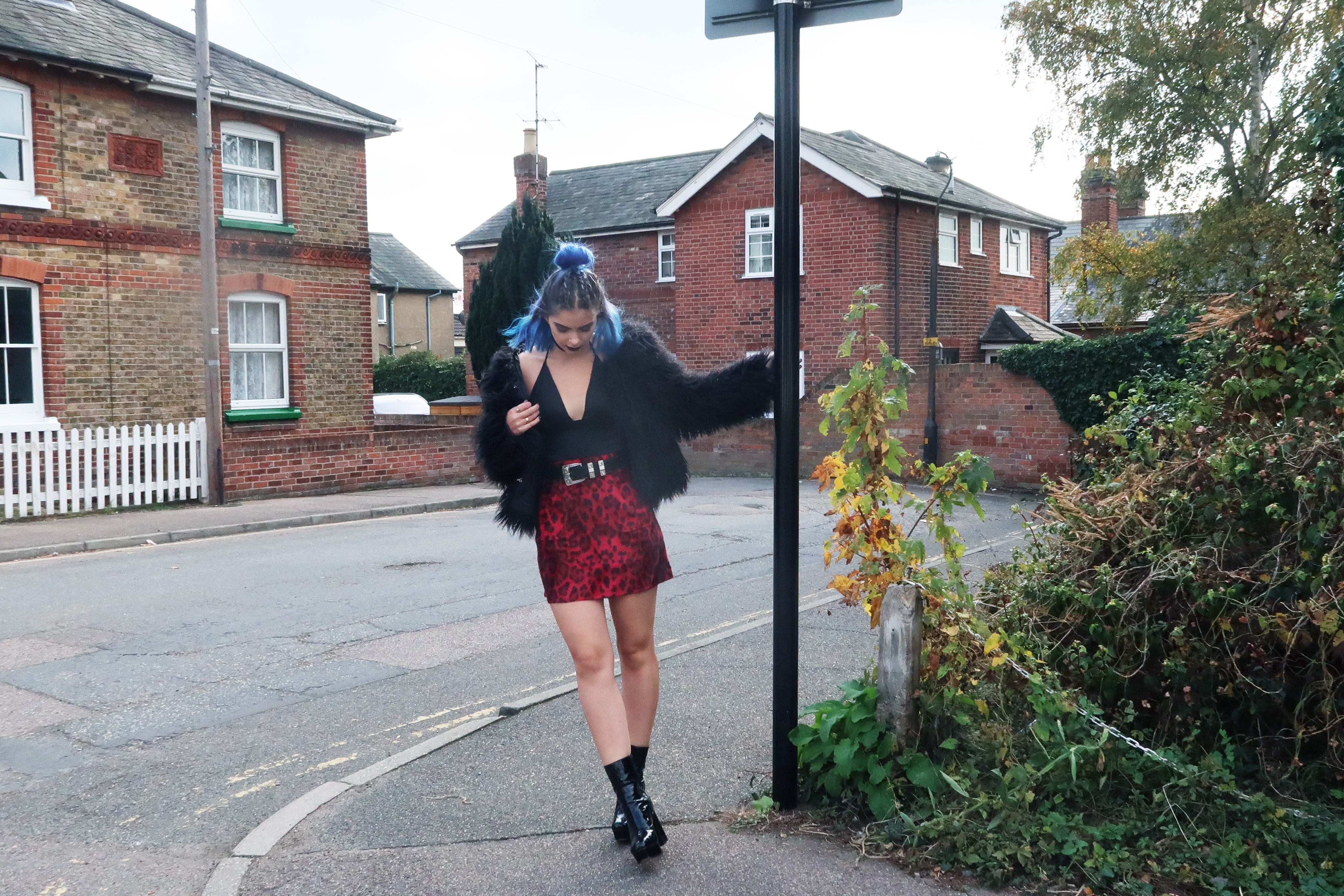 sophie hannah richardson wearing the Aw16 trend cat print