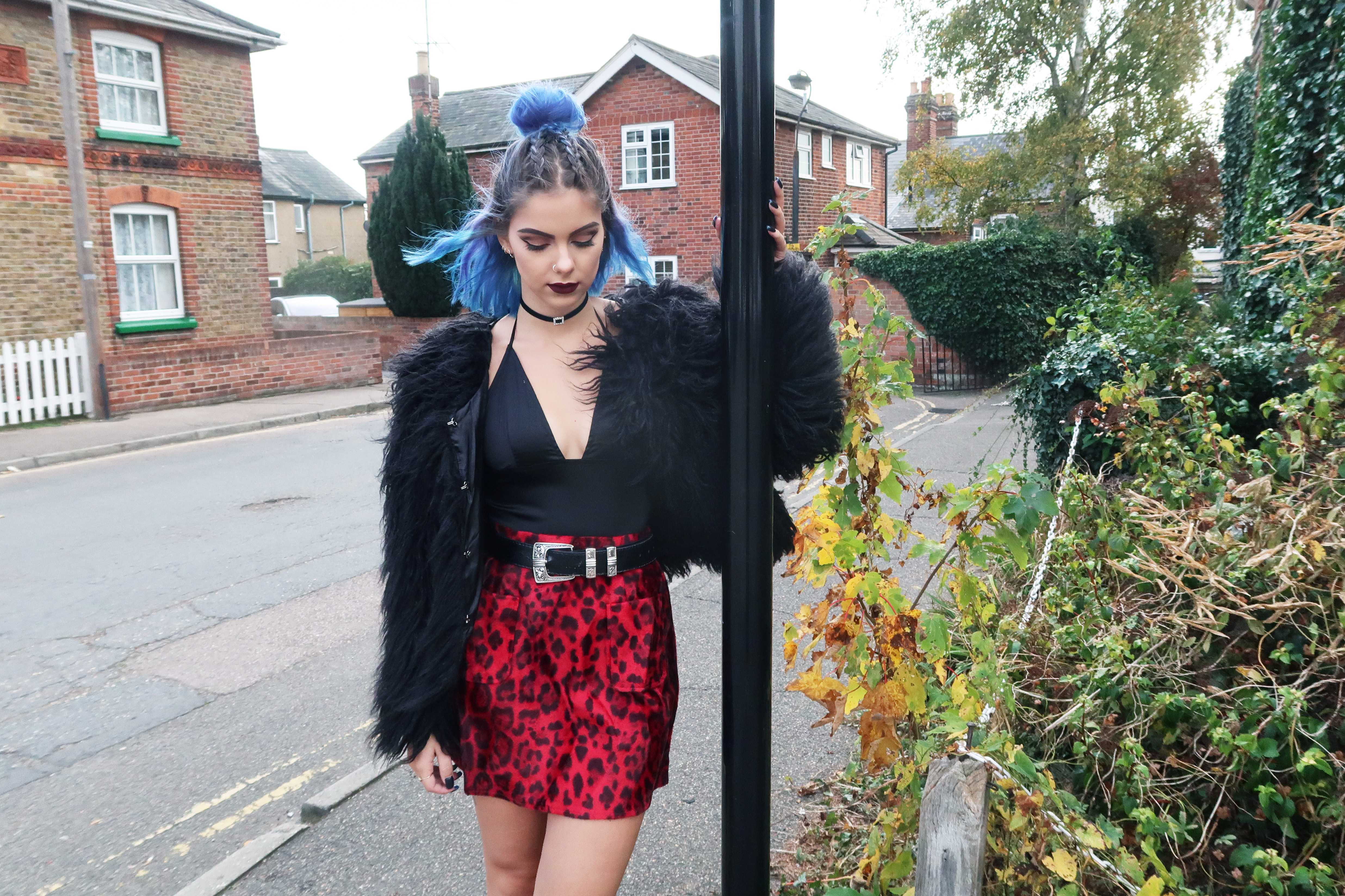 sophie hannah richardson wearing the Aw16 trend cat print