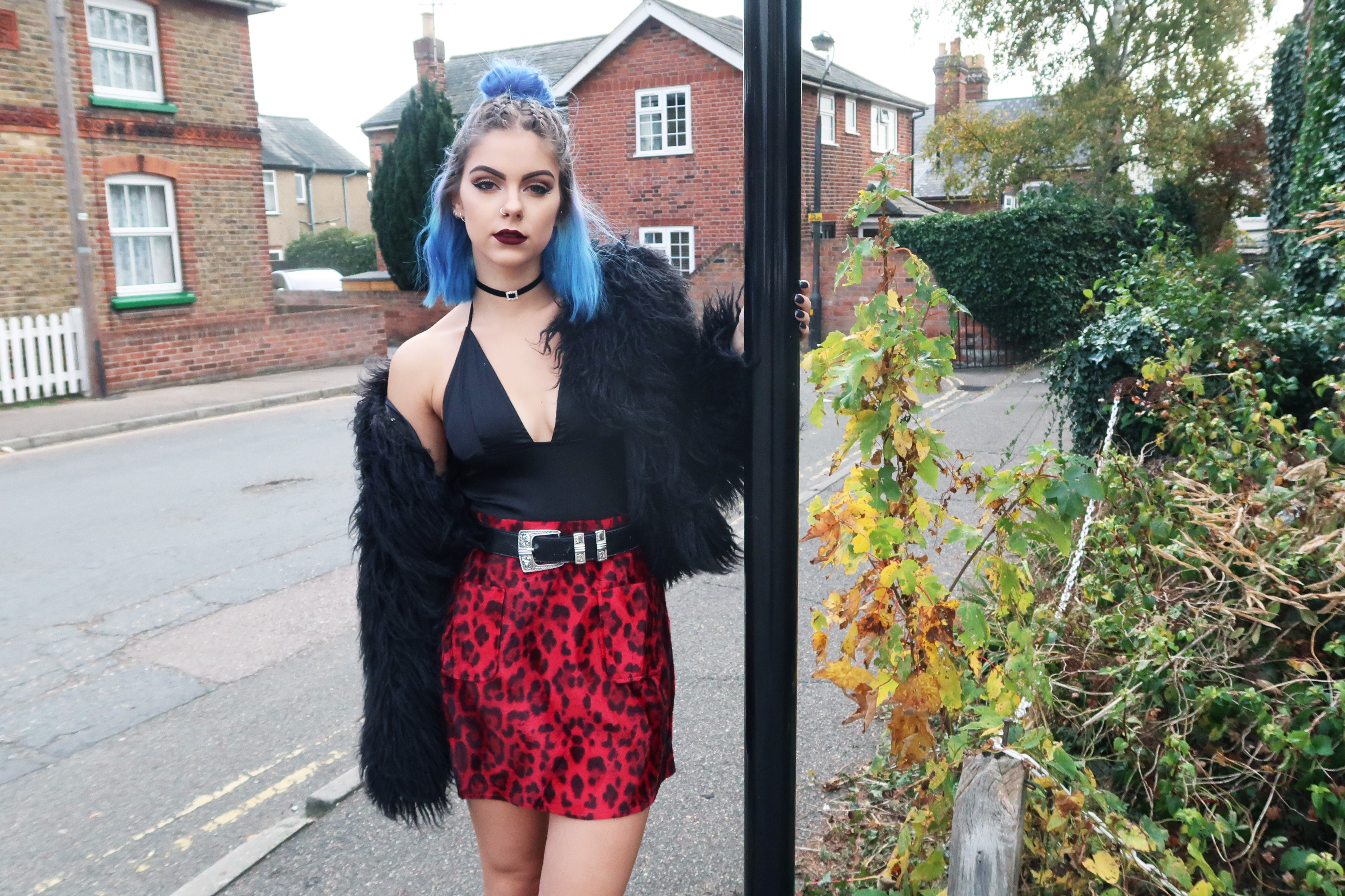 sophie hannah richardson wearing the Aw16 trend cat print