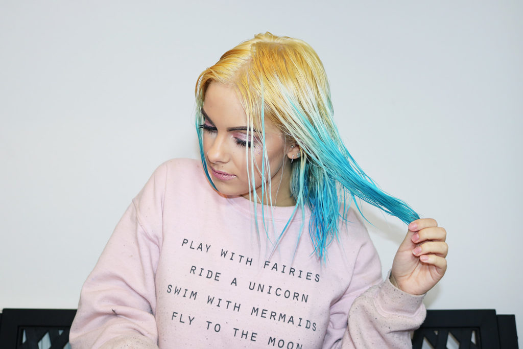 sophie hannah richardson how to split hair dye