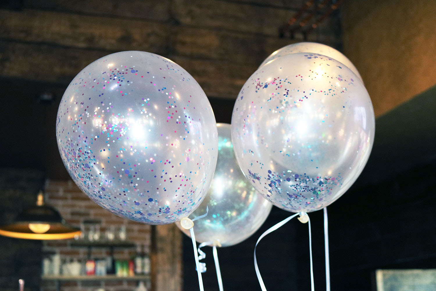 party diy glitter balloons