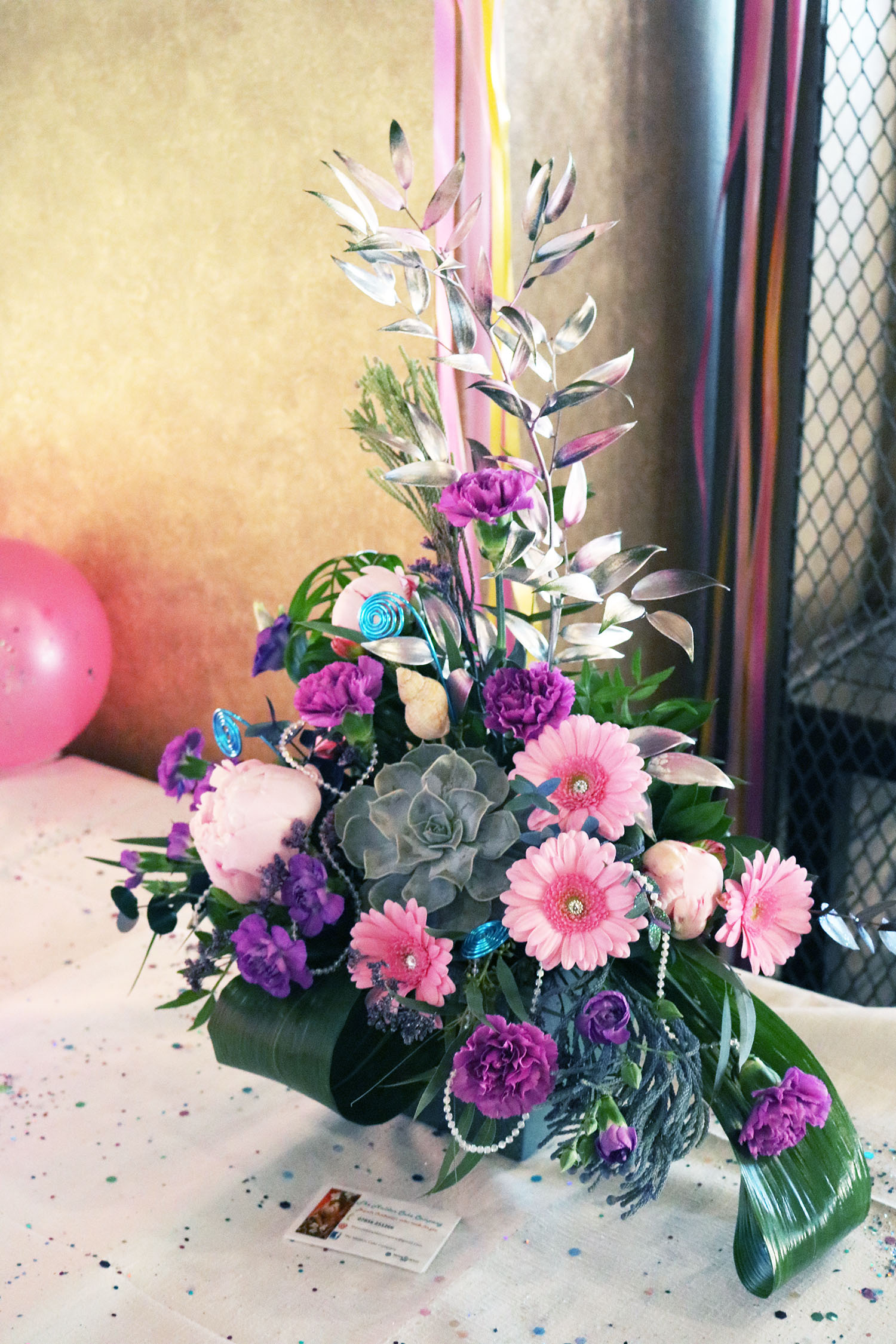 cactus flower arrangement