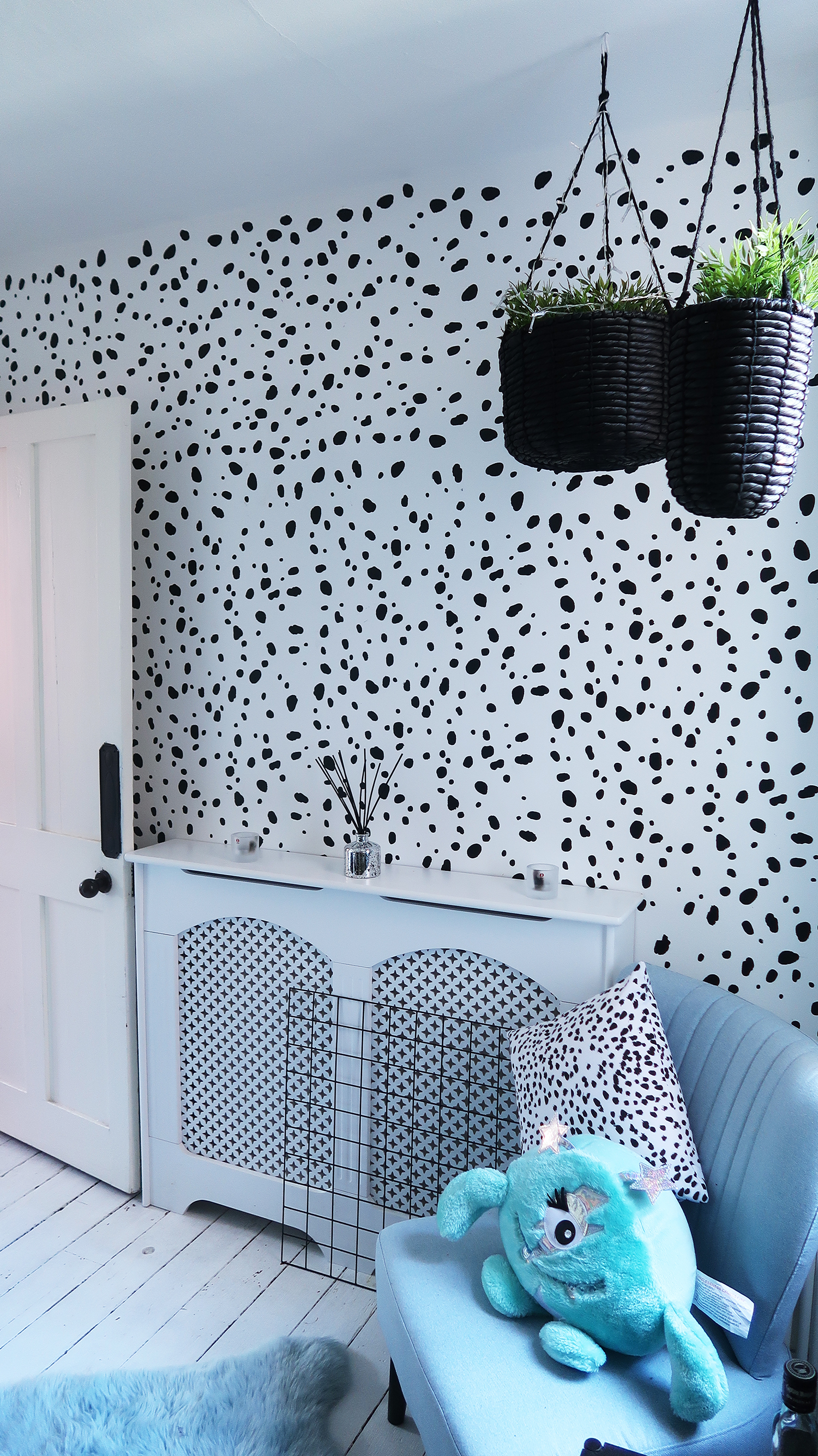 dalmatian print wall