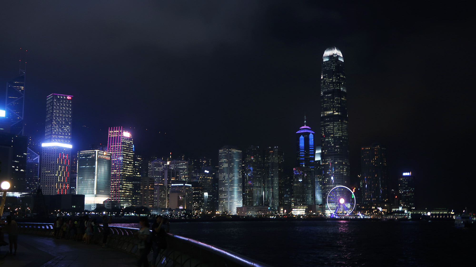 hong kong at night