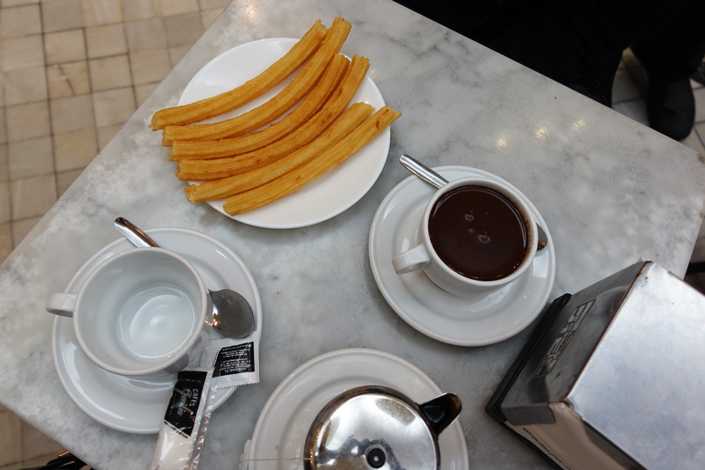 churros chocolate madrid