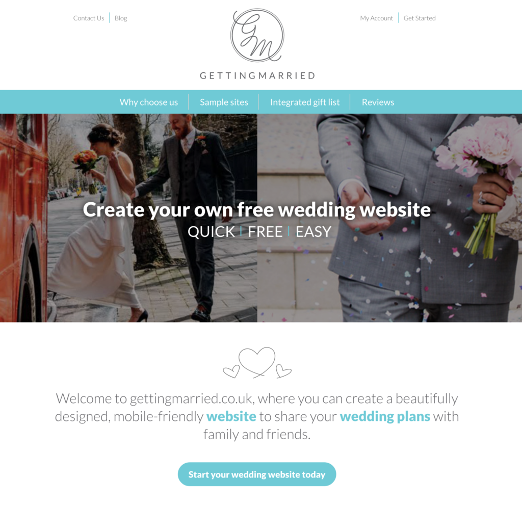 getting married website