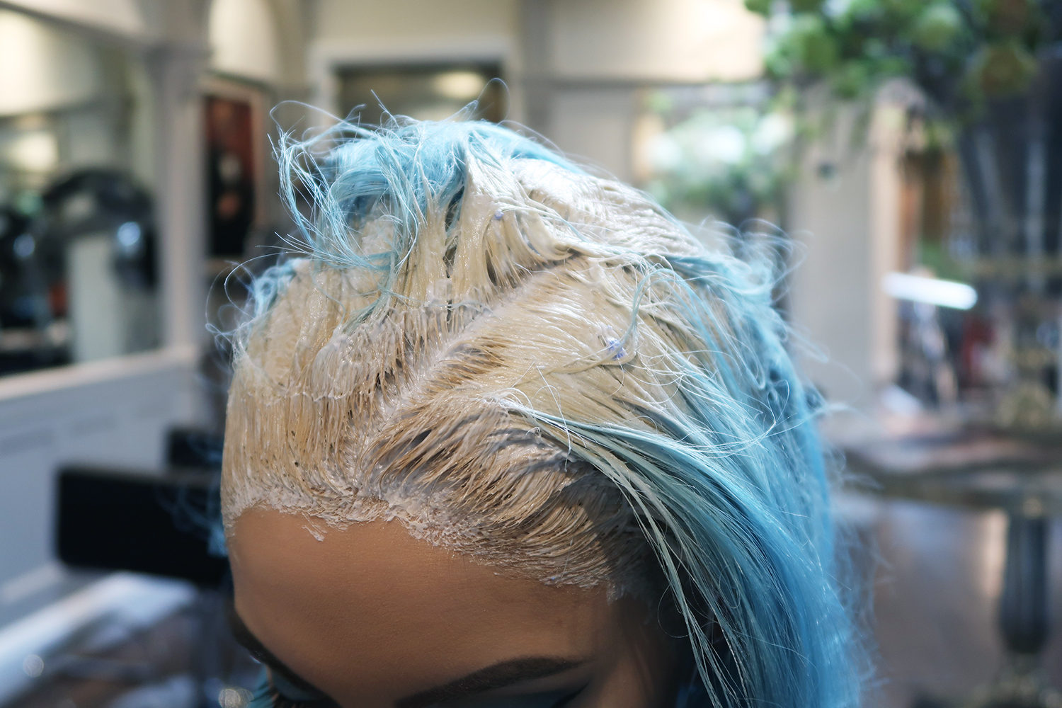 bleach roots process