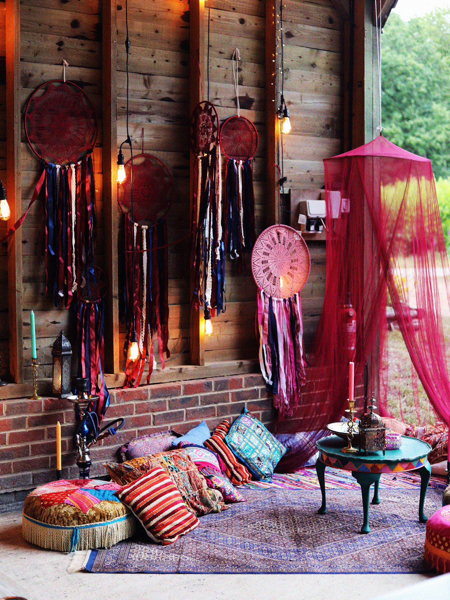 wedding chill out area