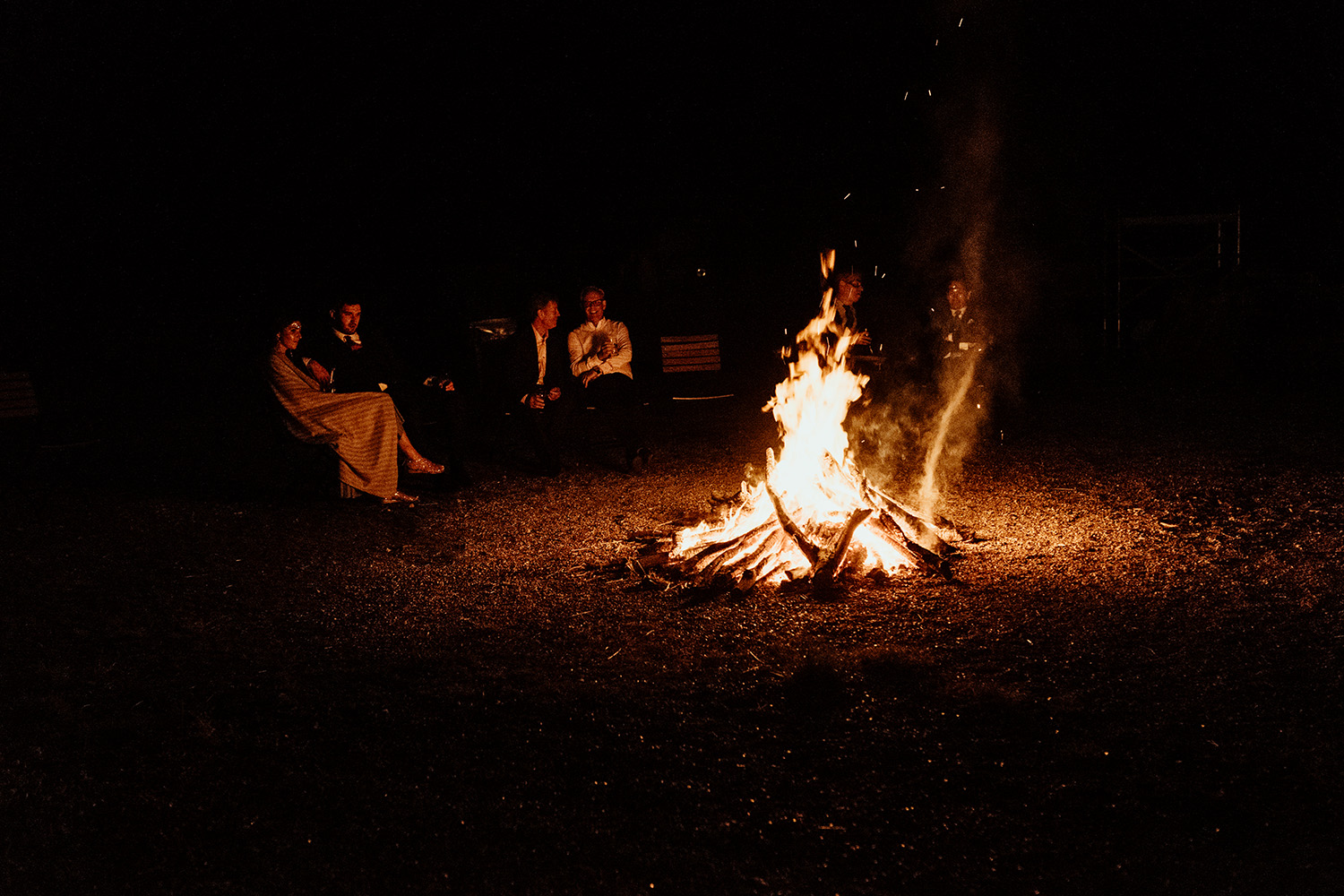 bonfire wedding