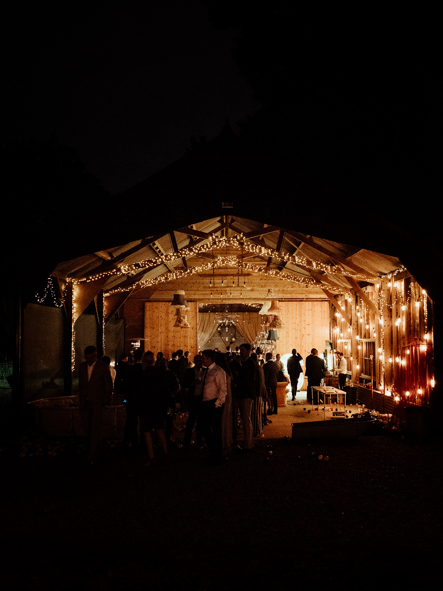barn wedding reception