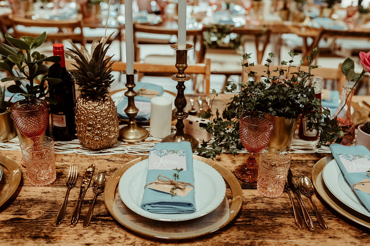 wedding table decor