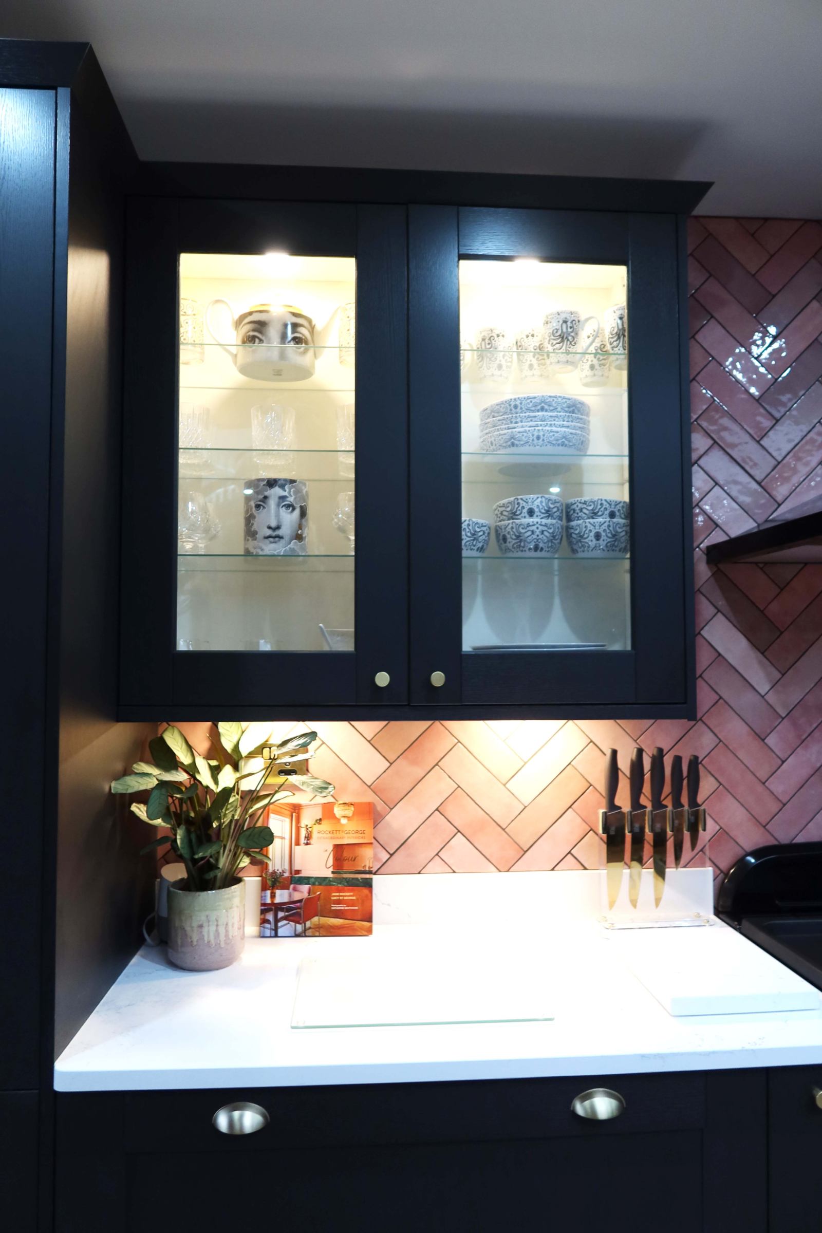 glaze cupboards kitchen