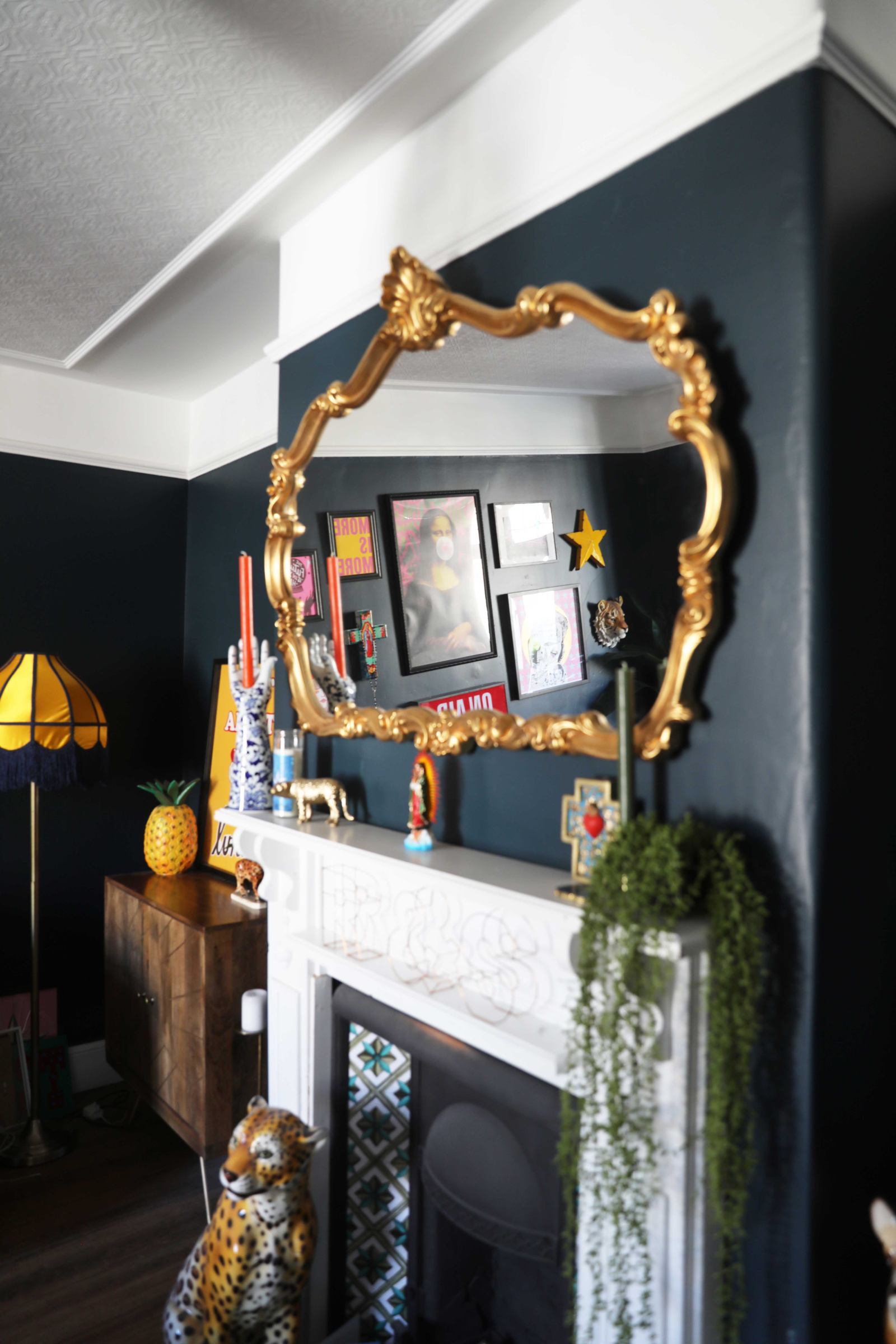 fireplace mirror