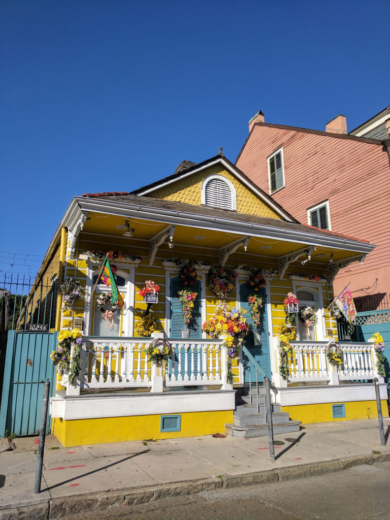 new orleans colourful house